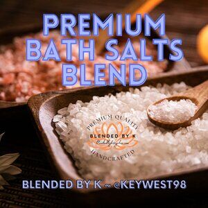 Premium Bath Salts by Blended by K ~ 23 oz